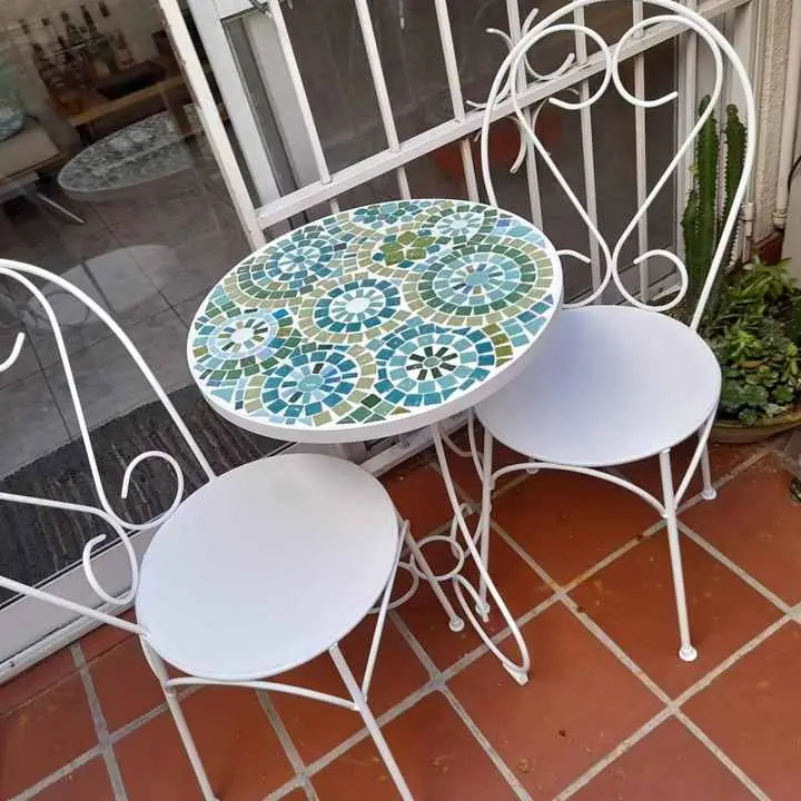 Conjunto de hierro con venecitas
