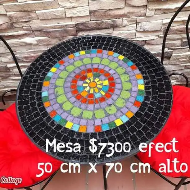 Mesas de hierro y mosaiquismo