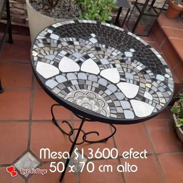 Mesas de hierro y mosaiquismo